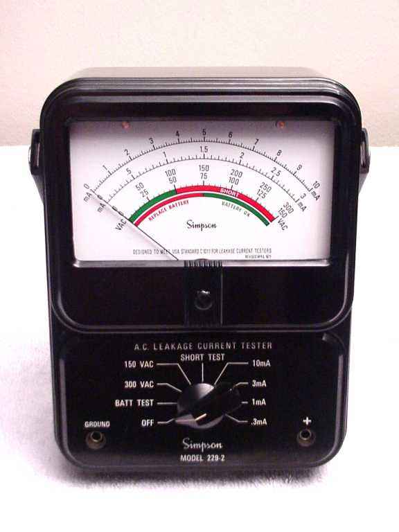 Simpson 229-2AC  AC Current Leakage Tester